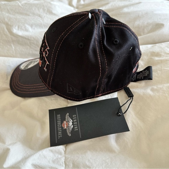 New Harley Davidson Colorblocked Fitted 39THIRTY Basbeall Hat medium large - Picture 7 of 7